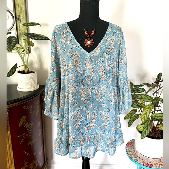 Arna York Collections TUNIC HARLOW FRILL (size 18) Plus - Picture 6 of 16